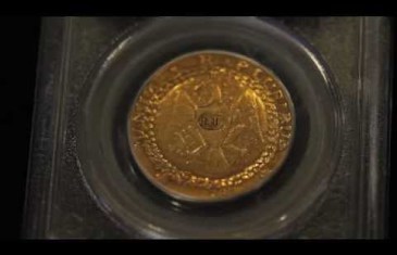 La 1ère pièce d&rsquo;or américaine vendue pour 7 395 000$