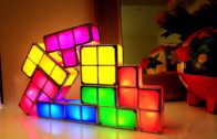 Une drôle de lampe Tetris pour la maison